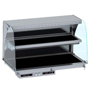 EINBAU WANDMODELL WÄRMEVITRINE KERAMIK RUND - SCHWARZ 4/1