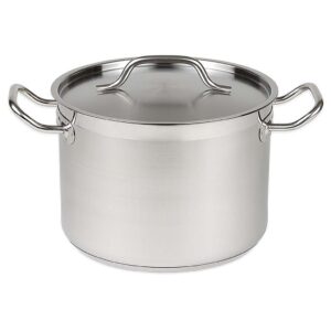 GEMÜSETOPF MEDIUM EDELSTAHL + DECKEL ø36 22L