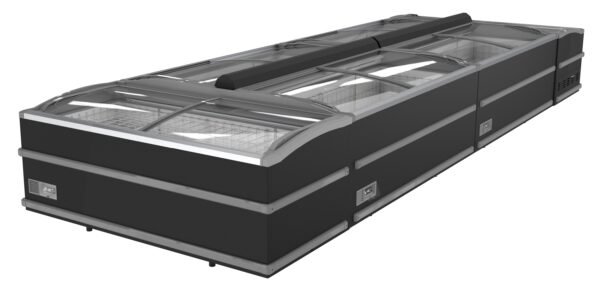 SUPERMARKT TIEFKÜHLTRUHE SCHWARZ KOPF ELEMENT  AUTOMATISCHE ABTAUUNG – Bild 2