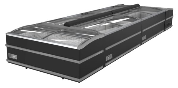 SUPERMARKT TIEFKÜHLTRUHE SCHWARZ KOPF ELEMENT  AUTOMATISCHE ABTAUUNG – Bild 2