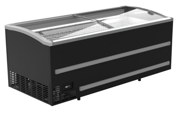SUPERMARKT TIEFKÜHLTRUHE SCHWARZ 2500  AUTOMATISCHE ABTAUUNG  *TRANSPORT AUF ANFRAGE*