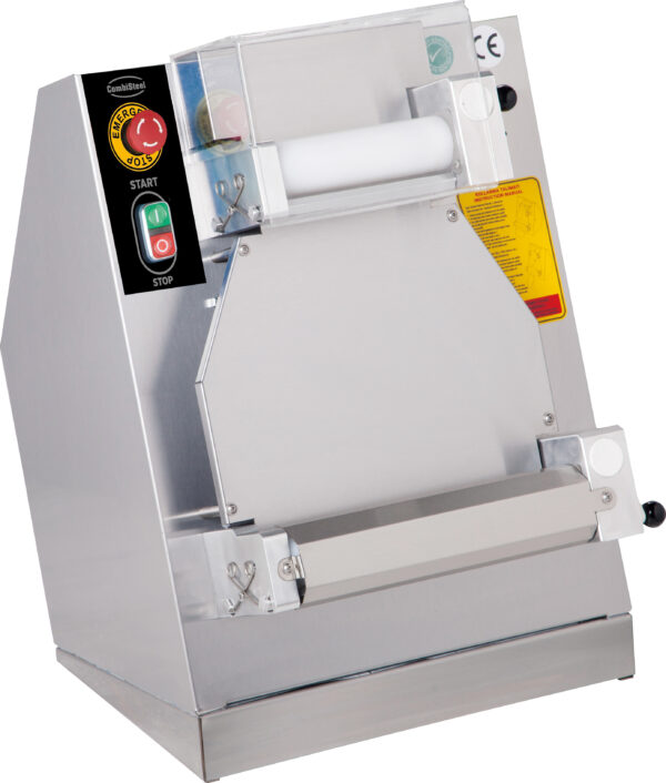TEIGAUSROLLER 40CM GERADE - KOMPLETT AUS EDELSTAHL