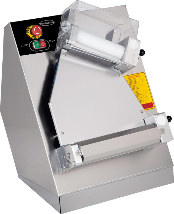 TEIGAUSROLLER 30CM - KOMPLETT AUS EDELSTAHL