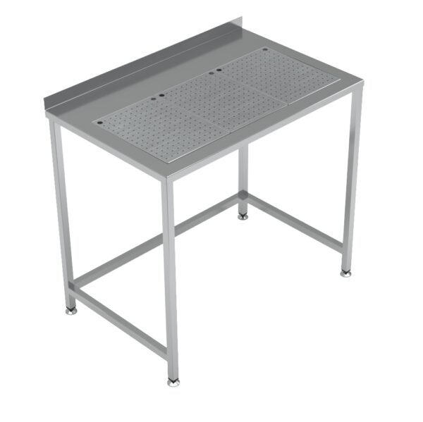 ARBEITSTISCH MIT INTEGRIERTER TROPFSCHALE 1000X650