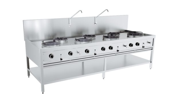 GAS WOKTISCH 4X17kW + 3X9kW