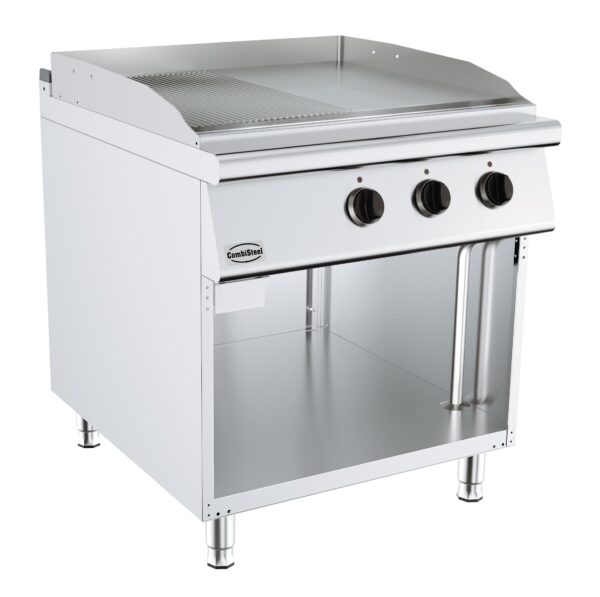 BASE 900 ELEK. GRILLPLATTE GERILLT/GLATT