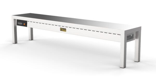 AUFSATZBORD KERAMISCH BEHEIZT 1 STUFIG 1600  4 HEATERS OF 250W