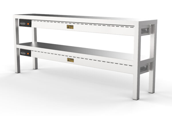 AUFSATZBORD KERAMISCH BEHEIZT 2 STUFIG 1600  8 HEATERS OF 250W
