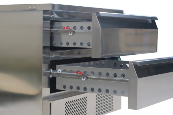 KÜHL-/TIEFKÜHLTISCH 1 SCHUBLADE 3X 1/1 GN – Bild 2