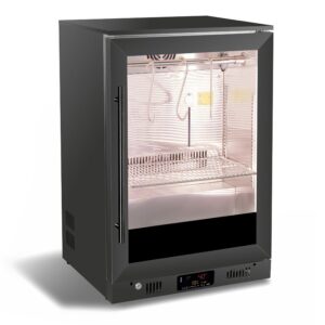 Dry Age Schrank 138 L – Frontansicht in Schwarz
