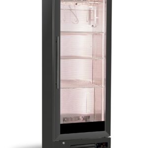 Dry Age Schrank 293 L – Frontansicht in Schwarz
