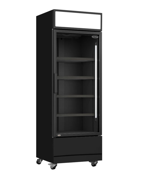 KÜHLSCHRANK GLASTÜR FCU-370 BL