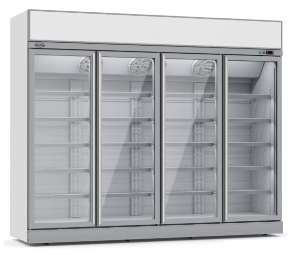 TIEFKÜHLSCHRANK 4 GLASTÜREN INS-2060F  *TRANSPORT AUF ANFRAGE*