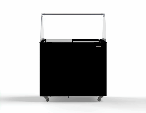 SPEISEISVITRINE CORSICA SCHWARZ 6X5 LT – Bild 2
