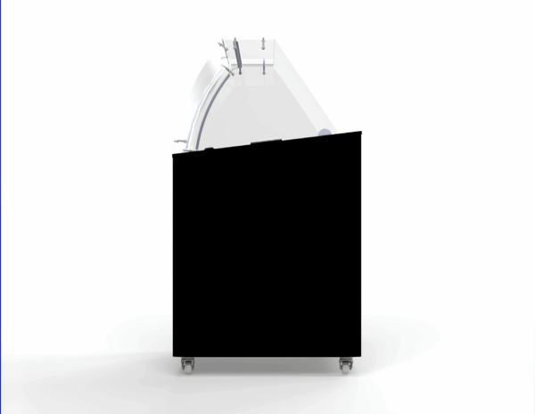SPEISEISVITRINE CORSICA SCHWARZ 6X5 LT – Bild 5