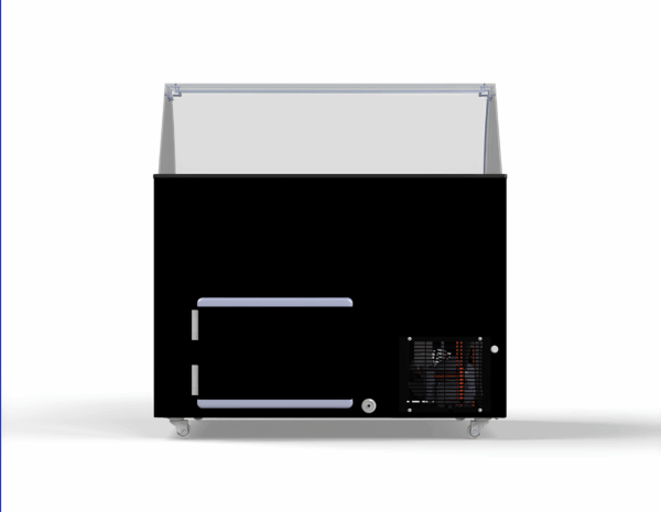 SPEISEISVITRINE JAVA SCHWARZ 8x5 LTR – Bild 4