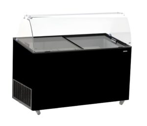 Speiseisvitrine Tenerife Schwarz 10x5 Ltr für Gastronomie und Gewerbe