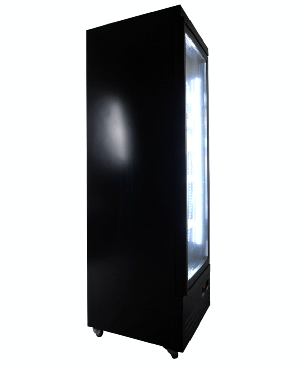 KÜHLSCHRANK 1 GLASTÜR SCHWARZ CEB-500R BL – Bild 5