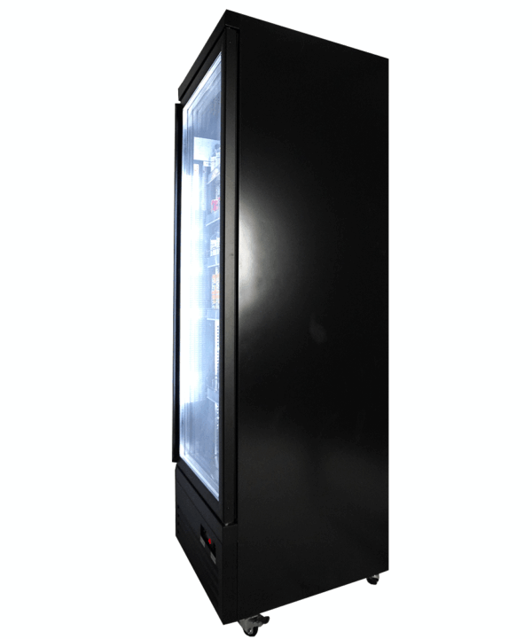 KÜHLSCHRANK 1 GLASTÜR SCHWARZ CEB-500R BL – Bild 4
