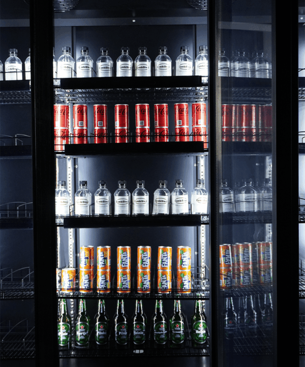 KÜHLSCHRANK 3 GLASTÜREN SCHWARZ CEB-1600R BL – Bild 8