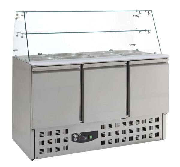 GEKÜHLTE SALADETTE MIT GLAS 3 TÜREN