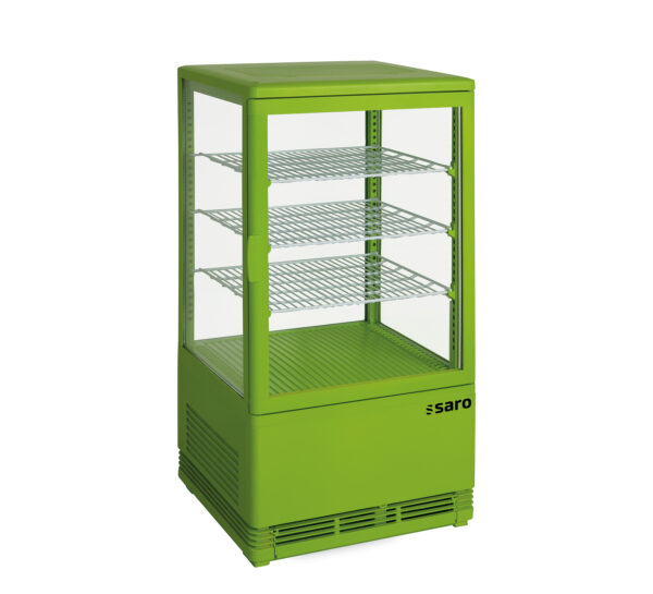 PTM Mini-Umluftkühlvitrine 68 Liter,
Modell SC 70 grün