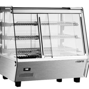 Heiße Theke Vitrine mit warmer Ausgabefläche für Speisen im PTMshop