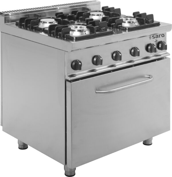 PTM Gasherd mit Elektrobackofen
Modell E7/KUPG4LE