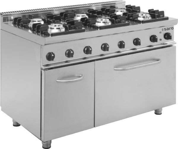PTM Gasherd mit Elektrobackofen
Modell E7/KUPG6LE
