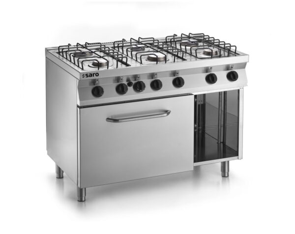 PTM Fast-Serie Gasherd mit Elektrobackofen
Modell F7/FUG6LE