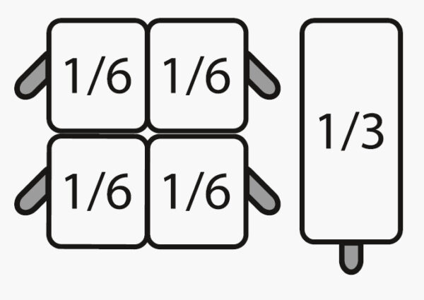 PTM Nudelkorbset 4 x 1/6 + 1 x 1/3