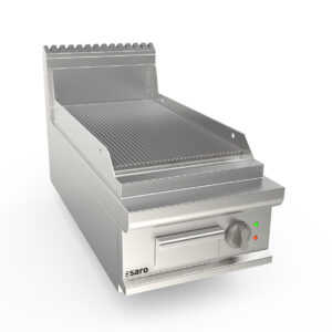 SARO Elektrogriddleplatte 400 mm breit Tisch gerillt
Modell LQ / FTE2BBR