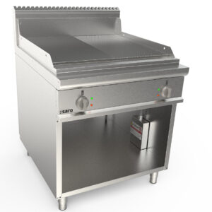 SARO Elektrogriddleplatte 800 mm breit Stand 1/2+1/2
Modell LQ / FTG4BAM