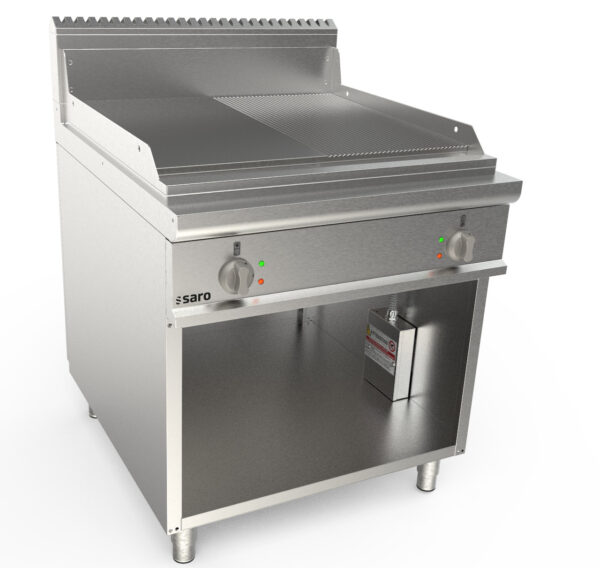 PTM Elektrogriddleplatte 800 mm breit Stand 1/2+1/2
Modell LQ / FTG4BAM