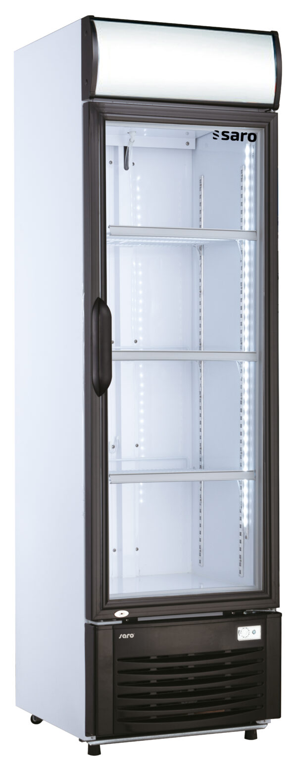 PTM Getränkekühlschrank mit Werbetafel,
Modell GTK 282 M