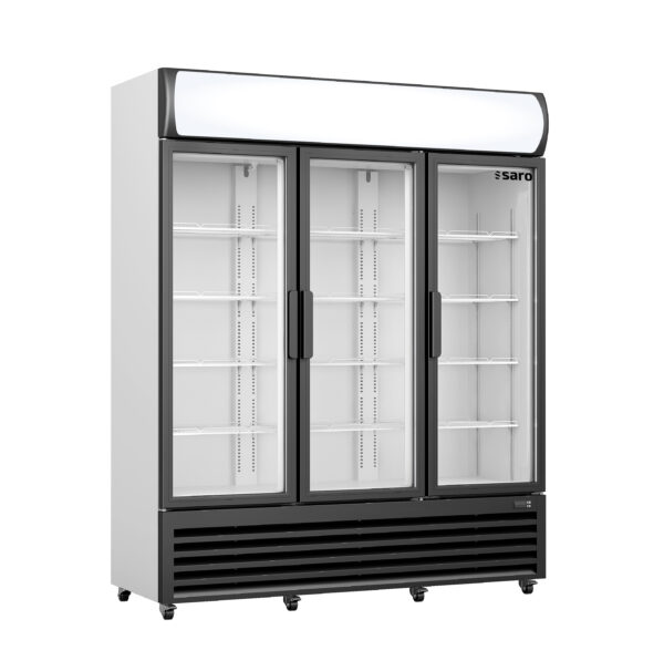 PTM Kühlschrank mit 3 Glastüren + Werbetafel,
Modell GTK 1065