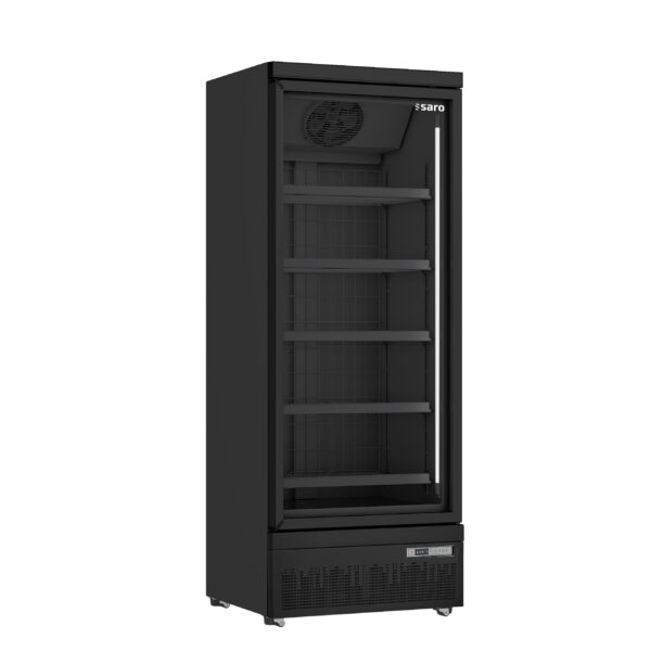 PTM Tiefkühlschrank mit Glastür,
Modell GTK 560 PRO - schwarz