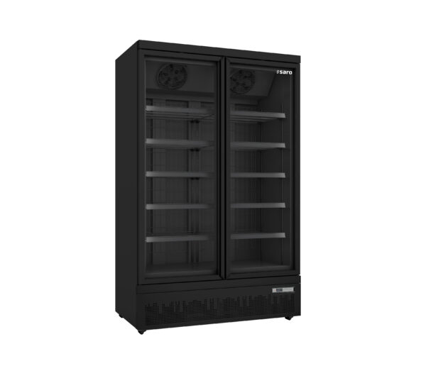 PTM Tiefkühlschrank mit 2 Glastüren,
Modell GTK 930 PRO - schwarz