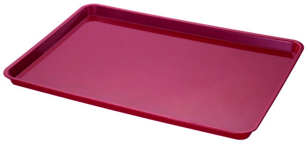 PTM ABS Tablett 590 x 410, Farbe: Rot, VPE 20