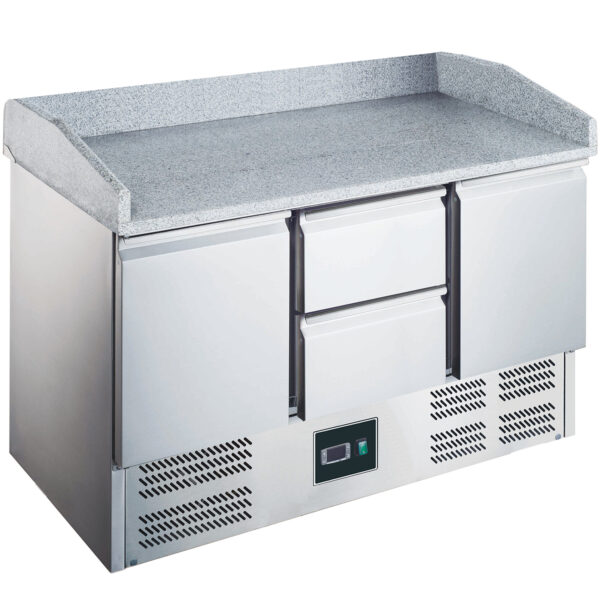 PTM Pizzatisch, 2 Türen + 2 Schubladen,
Modell ES 903 PZ 2/2