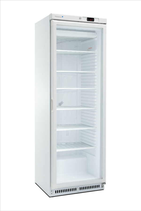 PTM Tiefkühlschrank mit Glastür - weiß,
Modell ACE 430 CS PV