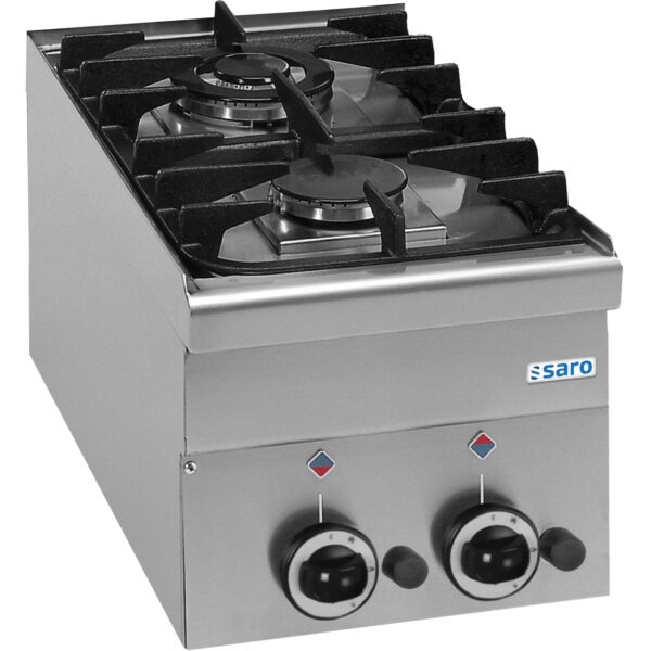 PTM Gasherd, 2 Brenner 600 Line Tischmodell G2S6