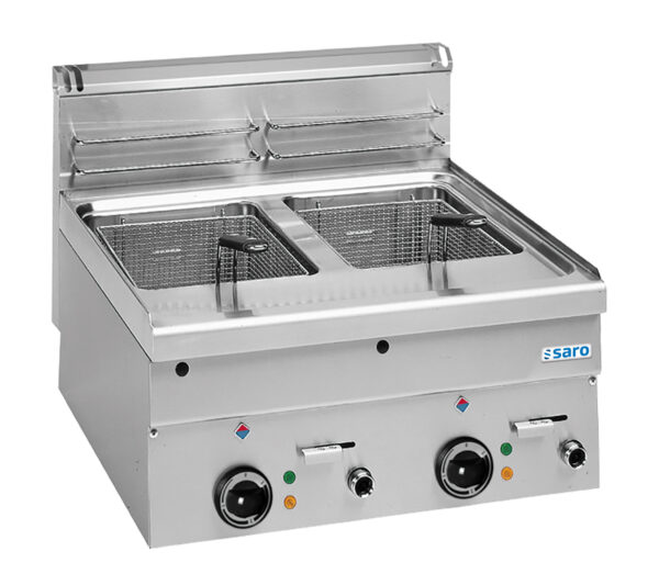 PTM Elektro-Fritteuse 10+10 L Tischmodell EF66