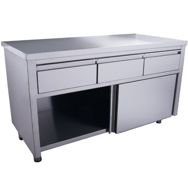 PTM Schiebetürenschrank mit 3 Schubladen, 1400X700mm – Bild 3