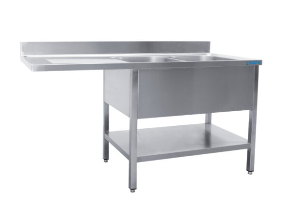 PTM Spülcenter 2 Becken rechts - B 2000 x T 700 mm