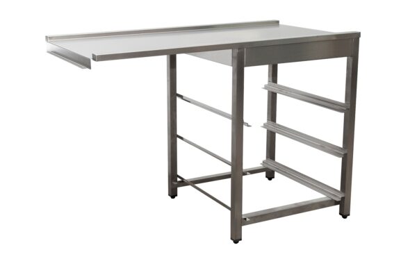 PTM Ablauftisch für Spülmaschine links 1200mm