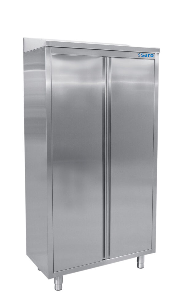 PTM Edelstahlhochschrank 2 Flügeltüren Breite 1000mm