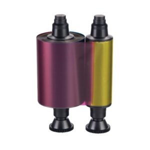 Evolis R3411 - 5 Panel Farbband - YMCKO - 100 Karten/Rolle (für Tattoo-Drucker)