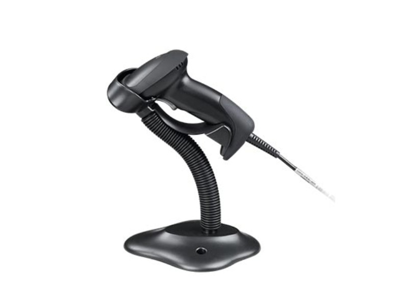 ARTDEV AS-1210 HD - Premium Laser-Barcodescanner mit USB-Anschluss und Standfuss (mit Auto-Detection-Scanmodus)