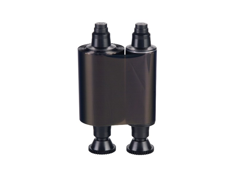 Evolis R2029 - Einfarbiges Farbband - Wachs schwarz - 1000 Karten/Rolle  Blackflex  (für ABS und speziell lackierte Karten)